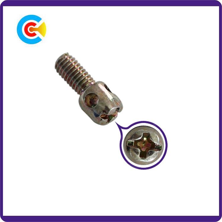 DIN/ANSI/BS/JIS Carbon-Steel/Stainless-Steel 4.8/8.8/10.9 Galvanized Seal Screw for Building