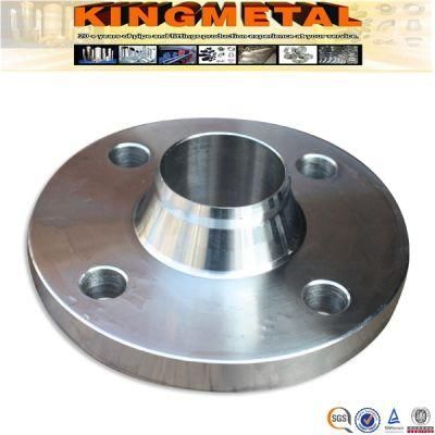 B16.5 Duplex 2205 4&quot; Sch40 Stainless Long Neck Weld Flange