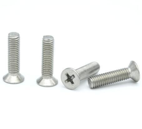 Ss 304 M1.2 M1.4 M1.6 M2 M2.5 M3 M4 M5 M6 M8 Screw Stainless Steel Csk Flat Head Machine Screw