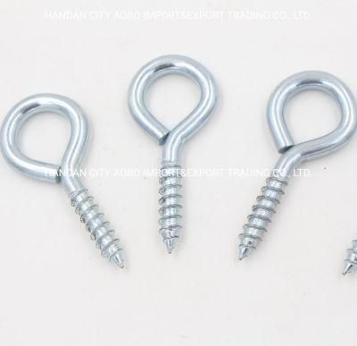 Carbon Steel Zinc Plated Welded Eye Screw with Wood Thread