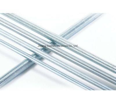 DIN975 M6 M10 M18 M20 M40 Zinc Black Plated Carbon Steel Full Threaded Rod