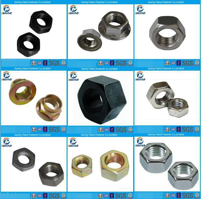 DIN934 Carbon Steel Dacromet Surface Hex Nuts