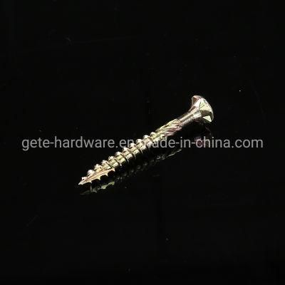 Flat Head with Diamond Nibs and Saw Thread Chipboard Screw/Countersunk Tornillos Spax Screws/Chipboard Screw with Saw