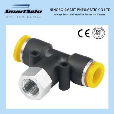 Pbf-G Plastic Pneumatic Quick Connector Push in Combination &amp; Joint Fittings