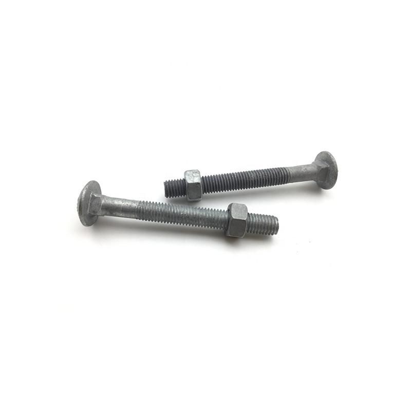 Grade4.8 Cup Head HDG Carriage Bolts Coah Bolt