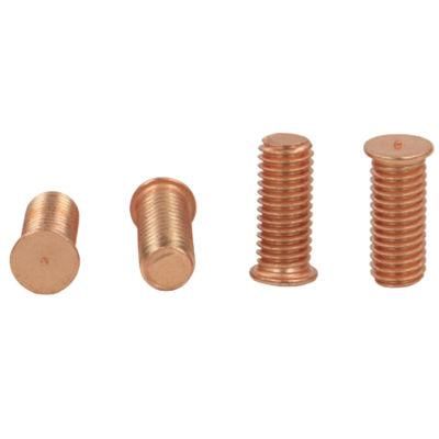 Factory Wholesale Nail Screw Fastener Precision Capacitor Discharge External Thread Steel Copper Plated Weld Stud Welding Screw Bolt