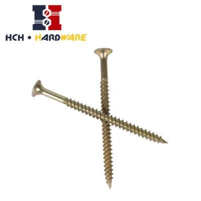 Zinc Yellow Chipboard Screw in China