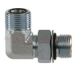 Ss-Fs6801 Stainless Steel Fitting Male Orfs X Male Orb Adjustable 90 Degree Connector Elbow