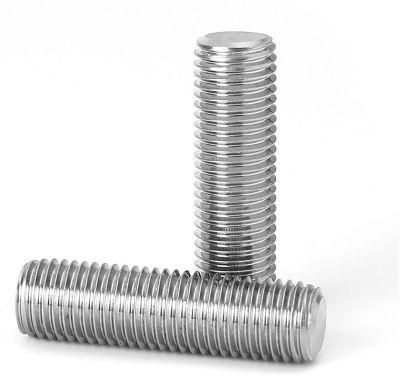 High Quality Stainless Steel Fastener DIN975 A2-70 Stainless Steel Threaded Rod M2-M45 Fastener