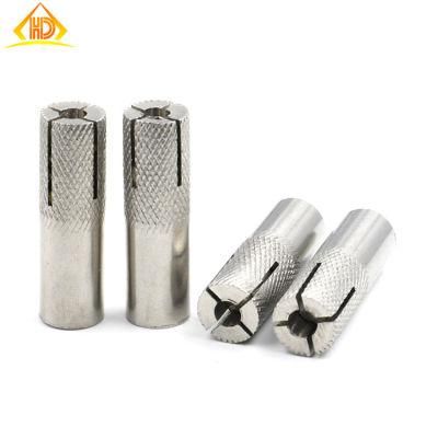 M6 M8 M10 M12 M4 M16 M18 M20 SUS304 316 Concrete Wall Building Footpoint Wedge Sleeve Drop in Anchor