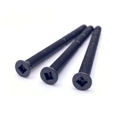 Special Fastener Flat Countersunk Square Pin in Steel Security Screw