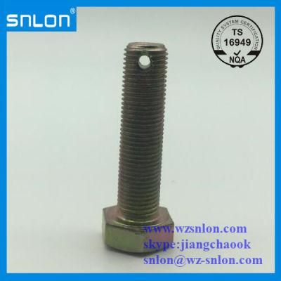 DIN933 Hex Bolt Screw with Hole Full Thread