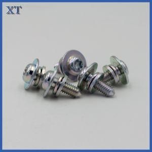 Hexalobular Socker Pan Head Spring Washer with Collar Tapping Screws