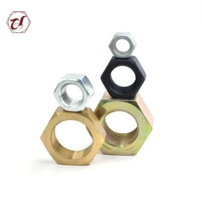 Good Quality Yellow DIN934 Zinc Plated Hexagon Nuts