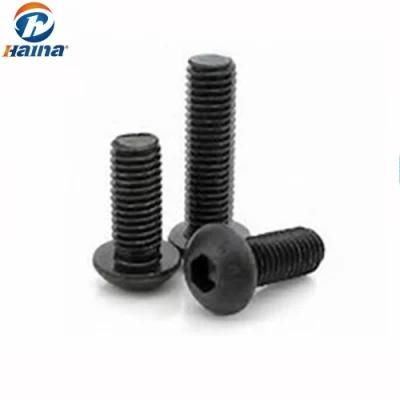 Black Oxide Carbon Steel Hex Socket Pan Head Machine Screw