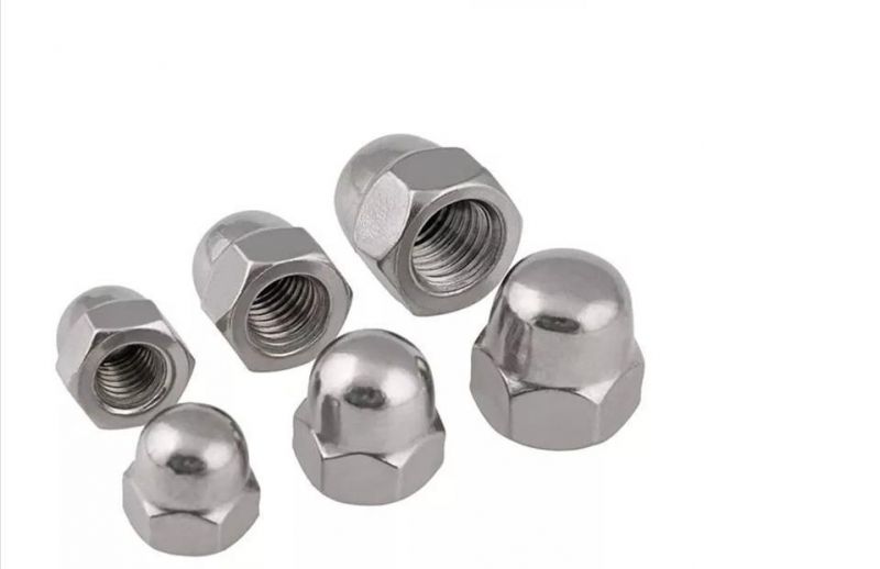 Factory Price for Steel Hex Domed Cup Nut Decorative Cup Nuts DIN1587 Stainless Steel Hex Copper Hexagon Head Flange Cap Nuts