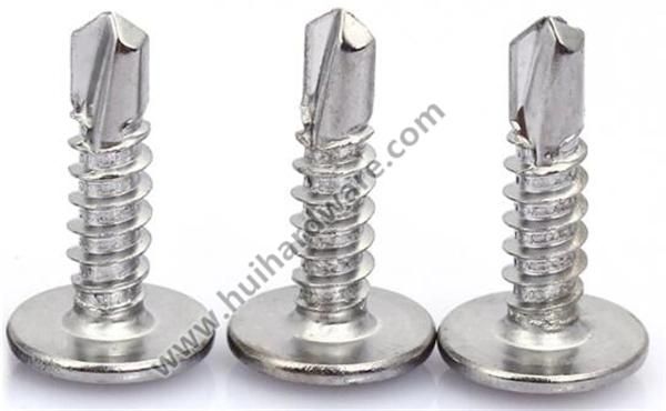 Stainless Steel Cross Recessed Truss Washer Head Self Drilling Screws