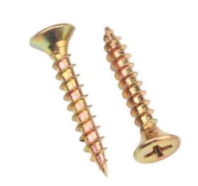 China Manufacturer Steel Zinc Plated Flat Head Star Torx Pozi Chipboard Screw for Wood