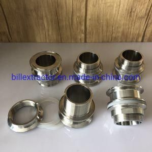 Stainless Steel 304 Weldless Bulkhead Fitting with Female Threaded Fitting