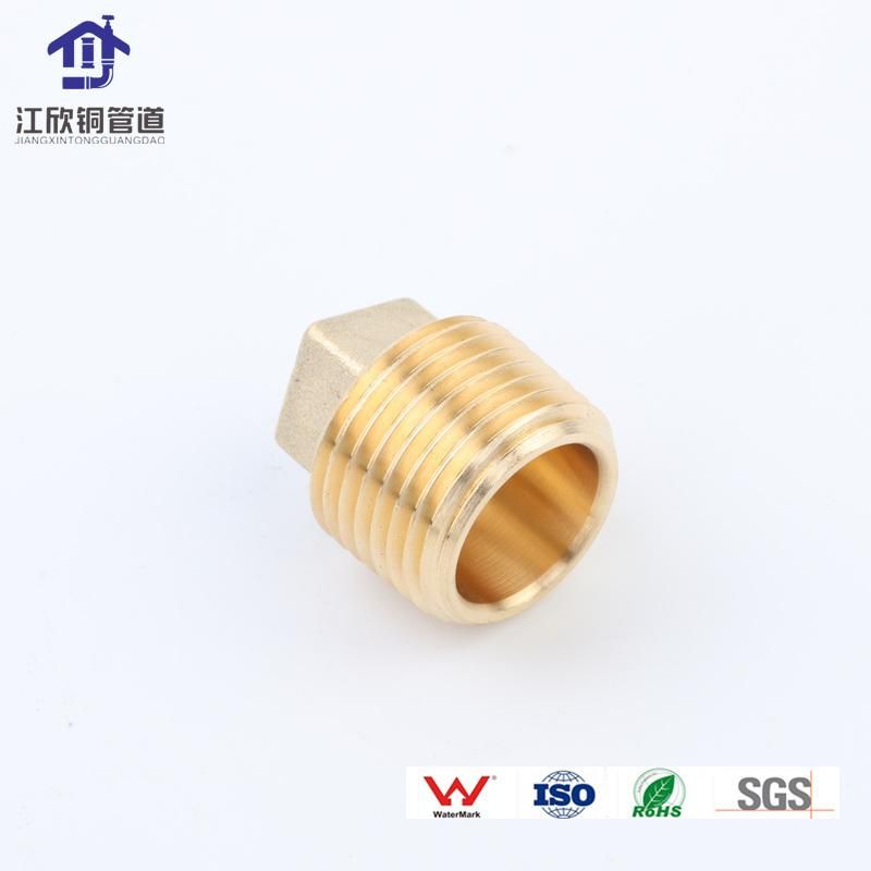 Brass Nut Cap Plug Refrigeration Plumbing Union Connector Machine Part