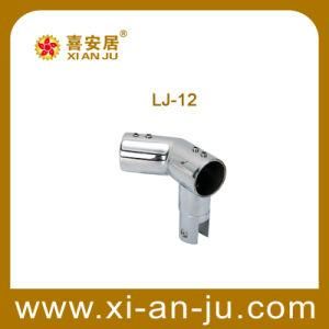 Zinc Alloy Round Chromed Glass Support Fitting (LJ-12)
