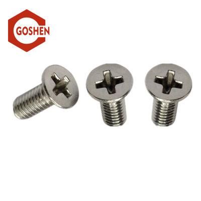 M3 Stainless Steel 304 Countersunk Flat Head Screws with Cross Recess A2 Csk Bolts