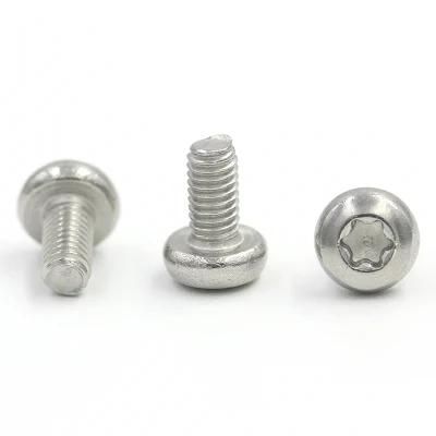 T5 T6 T7 T8 T15 T27 M3X8 Hex Socket Stainless Steel Pan Head Cap Machine Torx Screws