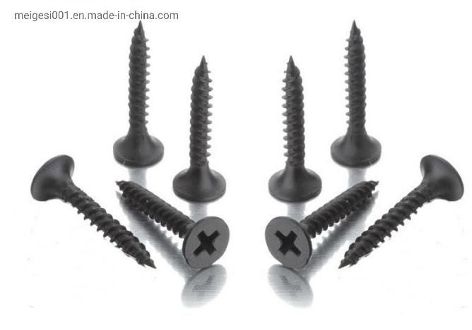 High Performance Black Phosphate Gypsum Board Self Tapping Drywall Screws for Wood