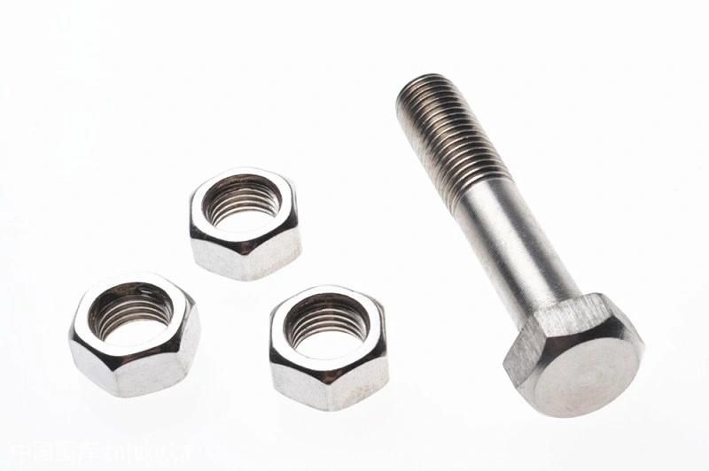 Hex Bolt Zinc Plated Full Thread Hex Cap Bolt and Nut
