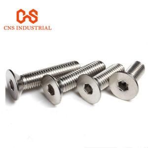 Flat Head Hex Socket Bolt DIN 7991 Stainless Steel Countersunk Head Bolt