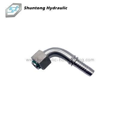 Hose Fitting ISO 90&deg; Metric Female 24&deg; Cone O-Ring