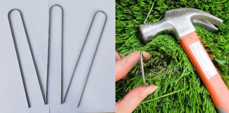 Galvanized Steel U Type SOD Staples Ground Cloth Pins Stakes with Cheap Price