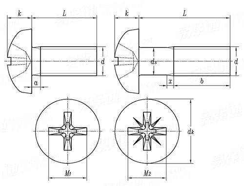 Factory Stainless Small Steel Bolt and Nut of JIS B 1111 Cross Recessed Pan Head Screws