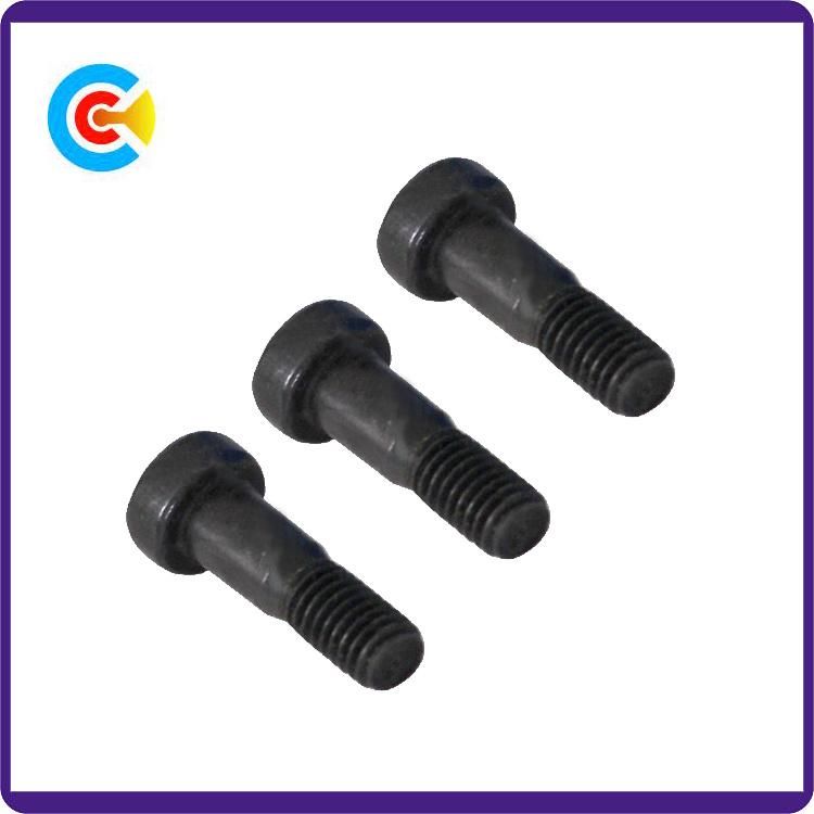 Round Cheese Head Bolt Black Zinc Coating Custom Fasteners Screws