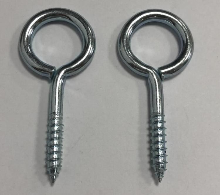 Screw Eye Hook Closed Hook Eye Zinc Plated
