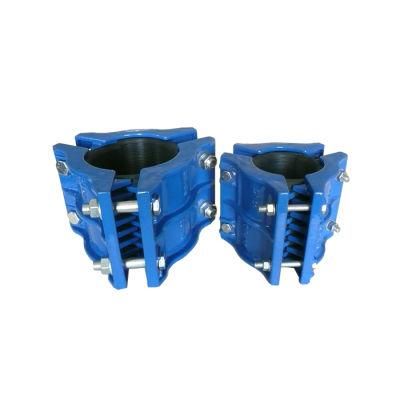 Ductile Cast Iron Ggg50 Boy DN150 Pn16 Epoxy Coating Three Piece Repair Clamp for Steel Pipes, Ductile Iron Pipes, PVC Pipes and AC Pipes