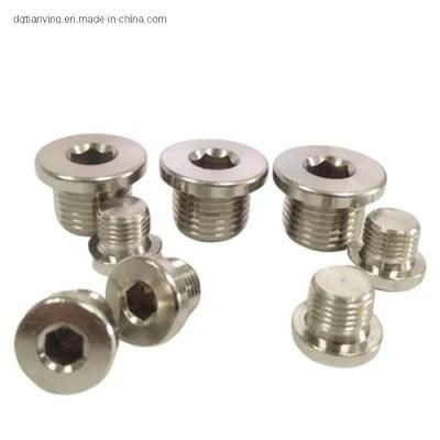 H59 Nickel Plated Brass Water Drain Pipe Plug