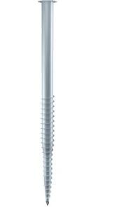 Galvanized Screw Pile with Flange Plate