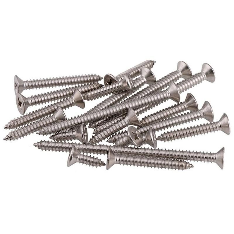 M3.5 Flat Head Self-Tapping Screws Drywall Screw with Bugle Head Wood Screw