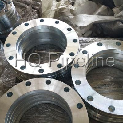 En1092 Type01, DIN2633 C22.8, Rst37.2 or C22.8 150lbs/300lbs/600lbs/900lbs/1500lbs/2500lbs, Forged Flat Face FF/Raise Face RF Rtj Plate Flanges