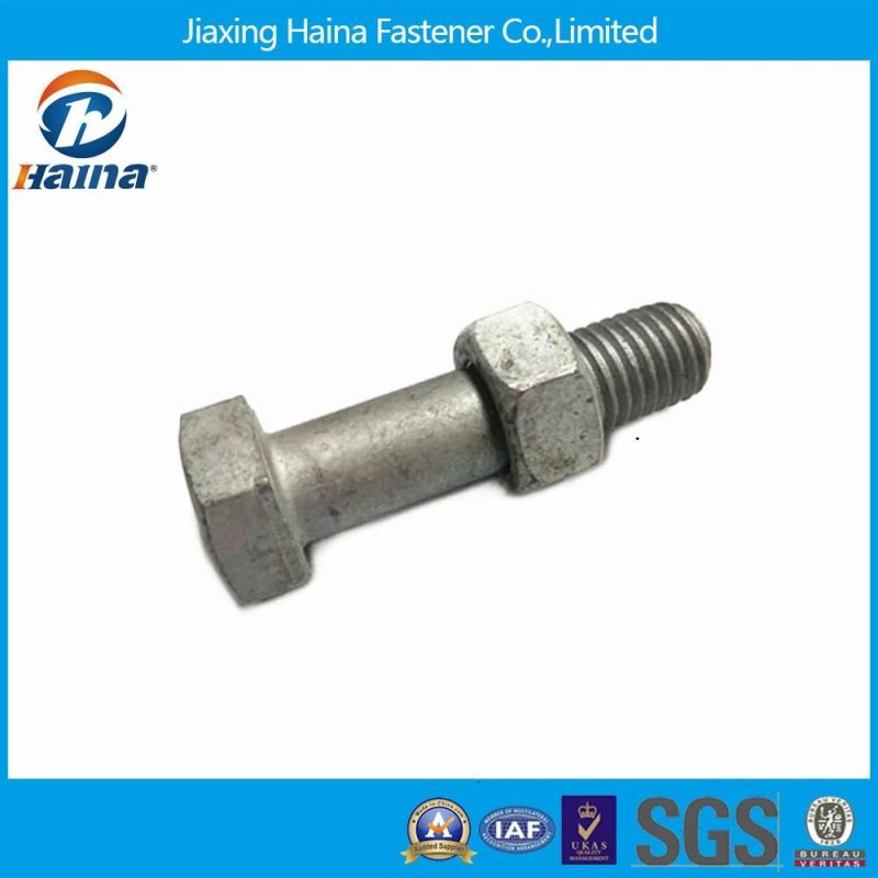 DIN931 M8 Grade 8.8 10.9 Zinc Plated/SS304/Ss316/Hot Galvanizing Hex Bolt (A4-70)