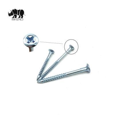 Pozi Drive Flat Head Y/W Zinc Nail Screw