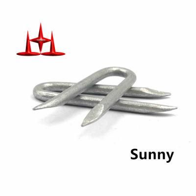 Tianjin Factory Supply Good Quality Galvanized Fence Staples 1inch U Nail with Cheap Price