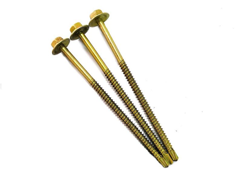 Zyp Hex Width Washer Head Roofing Fasteners Self Drilling Sheet Metal Screws Made in China
