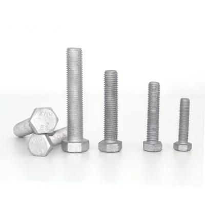DIN 933 High Tensile Hex Head Bolt HDG Finish Grade 8.8