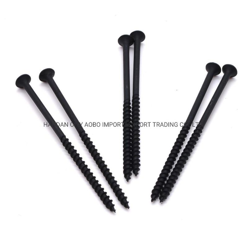 M3.0/3.5/4.0/4.5/M5.0/M6.0 Black/Grey Phosphated Chipboard Screws
