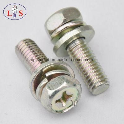 Cross Drive Hexagon Head Hex Bolt and Sem Bolts