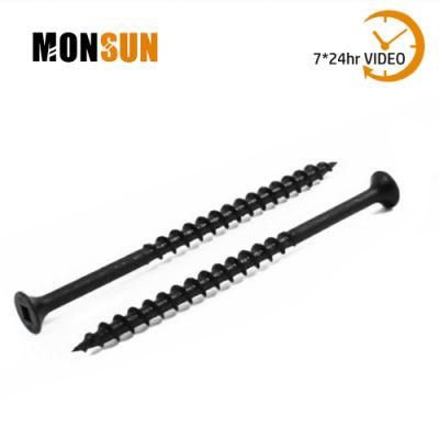 Black/Gray Phosphating Bugle Head Partial Fine / Coarse Thread #2 pH Recess Drywall Screws for Wooden Structure