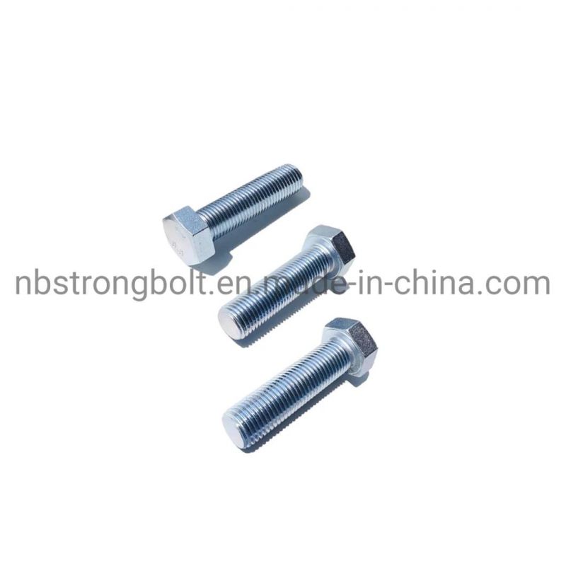 Hex Head Bolt, Hex Bolt, DIN933 Cl. 10.9 with Znc Plated Cr3+