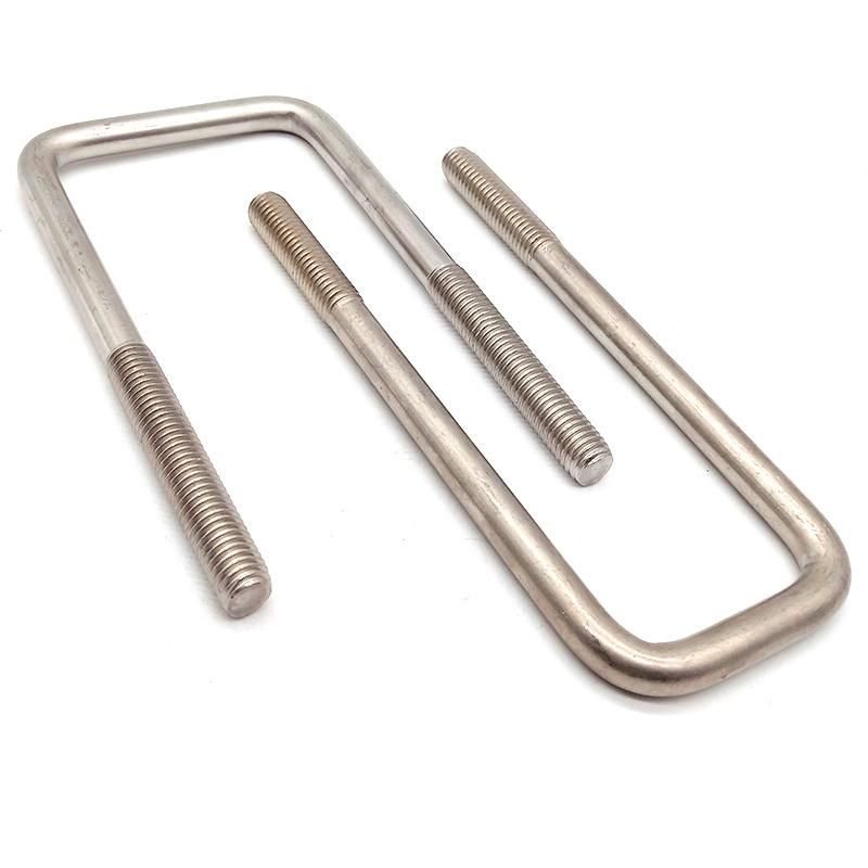 China Manufacturer M10 M12 M16 Carbon Stainless Steel HDG Square U Type Bolt Clamp